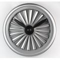 14 Inch Fan Shape Gear Wall Clock