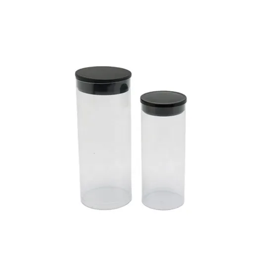 Food Grade Clear Hard Plastic Small Tube PC Packaging Box Cylinder Round Gift Packaging Tube