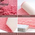 Absorbent Non Slip Chenille Ultra Soft Bath Mat