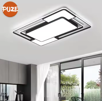 Nordic Stylish Square Frame Surface Mounted Ceiling Light