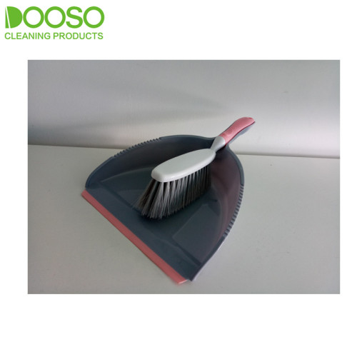 Lattice-work Style Design Easy Carrying Dustpan&Broom Set
