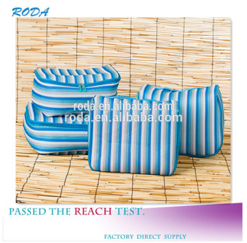 YIWU RODA Striped travel bag fashion atmospheric environmental polyester cloth