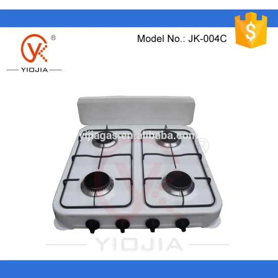 Four burner outdoor painting gas stove