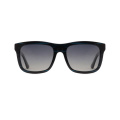 Square UV400 Men Nylon Polarizados Sombras de sol acetato Gafas de sol