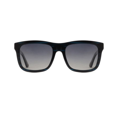 Square UV400 Men Nylon Polarizados Sombras de sol acetato Gafas de sol