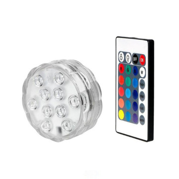 RGB Color Changing 10 LED Underwater Submersible Lamp