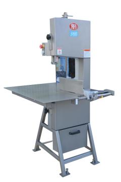 Meat cutter bone saw machine fixed table