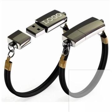 leather  wrist band usb flash drive, customed logo and color available