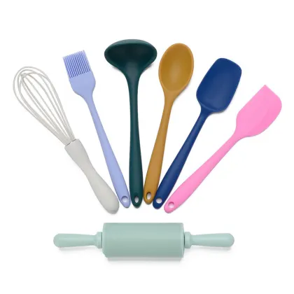 Silicone Kitchen Utensils Set Heat-Resistant Cooking Tools