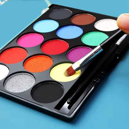Colors Painting Palette Makeup Face and Body Painting Kit for Halloween Cosplay Party