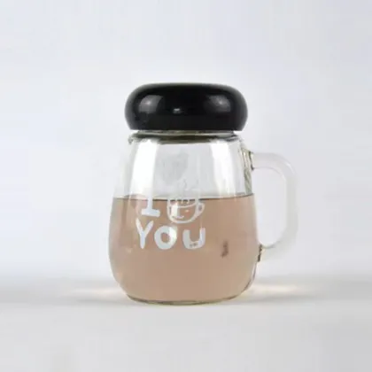 Double plastic cup Creative Planet cartoon water cup