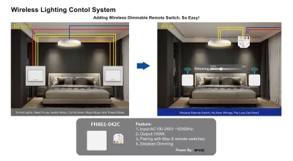 Wireless Light Switch For Home Automation