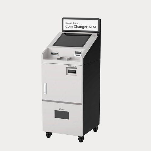 Standalone Self service terminal for Banknote to Coin Exchange with UL 291 SAFE and Coin Dispenser