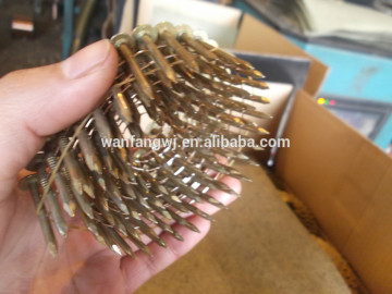 1-1/4" copper coil roofing nails from china factory/ roofing nails/ coil roofing nails