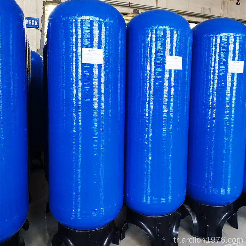 Reçine yumuşatıcı su tankı FRP filtre tankı
