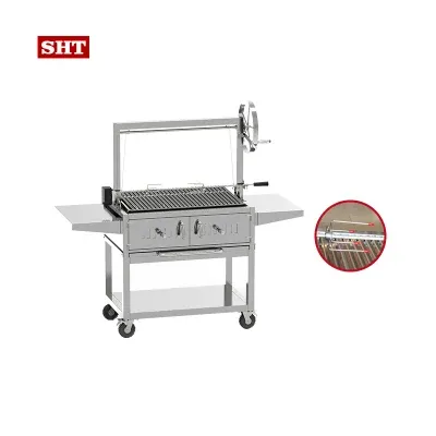 10 Years Experience BBQ Grill Burners Outdoor Grill Station Village Charcoal Grill