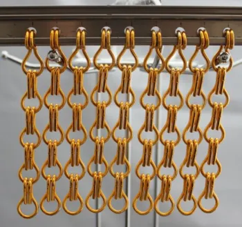 9 gold supplier aluminum chain door fly screen curtain