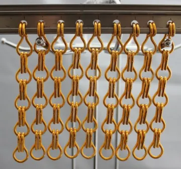 9 gold supplier aluminum chain door fly screen curtain