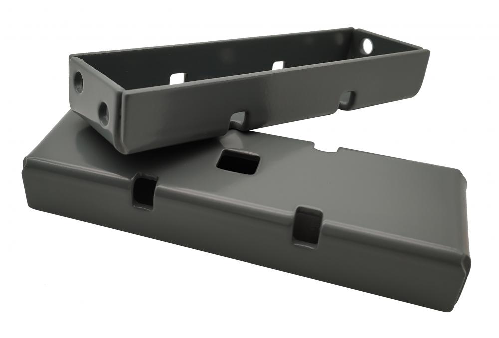 Fabricação de placas de fixação industriais planas de aço galvanizado