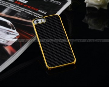 100% real carbon fiber case for iphone 5s; carbon fiber sheet and PC case; phone case