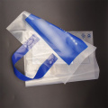 PE shopping bag with soft loop handle