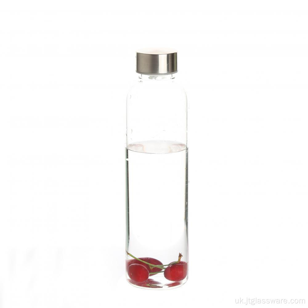 Скляна пляшка для води pyrex для безпечного перенесення для спортсмена