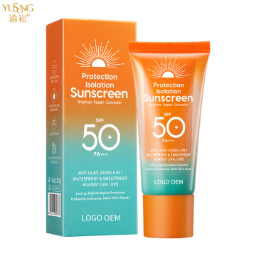 SPF50 Waterproof Sunscreen Cream: Repair and Hydrate with Double-Barreled Protection