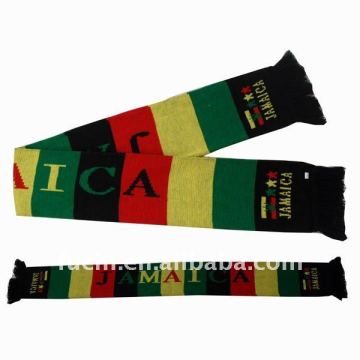 Polyester Jamaica Scarf Football