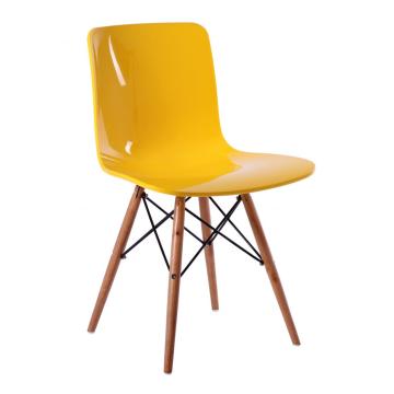 Base de madera plástica popular de la silla de comedor de la sala de estar