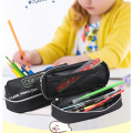 Solid Canvas Pencil Pen Bag Large Capacity Creative Korea Fabric Pencil Case For School