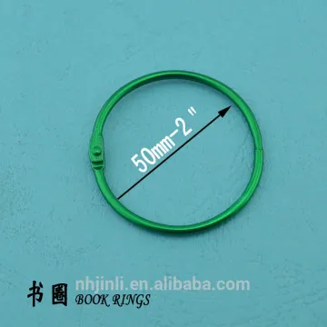 50mm-2'' metallic color book ring