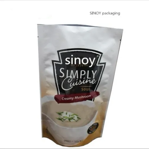 Customized plastic snack bags stand up packaging bag for deep frozen bag