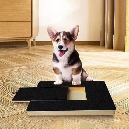 Wooden Folding Dog Nail Scraping Board with Snack Box