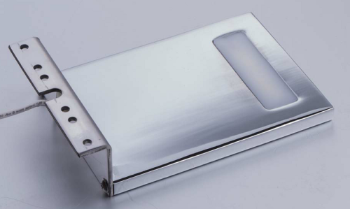 lampada a specchio da bagno con alloggiamento di fresatura in alluminio