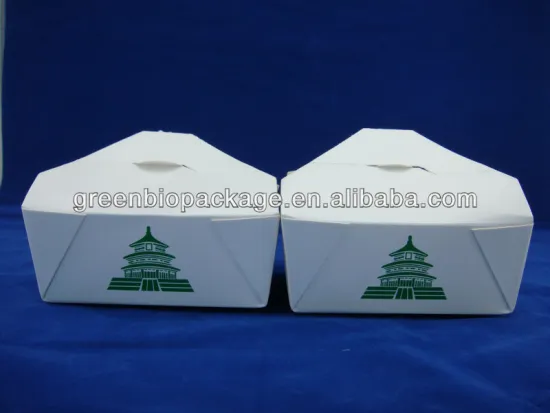PLA coated paper food delivery boxes