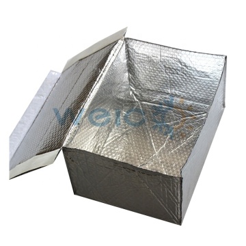 Doublées de boîte isolées en papier d'aluminium pour refroidisseurs de fruits de mer - Isuffusion étanche et thermique