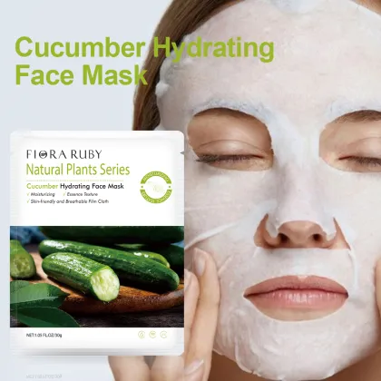Korean Collagen Vegan Facial Mask - Natural Organic Moisturizing Whitening Lavender Skincare