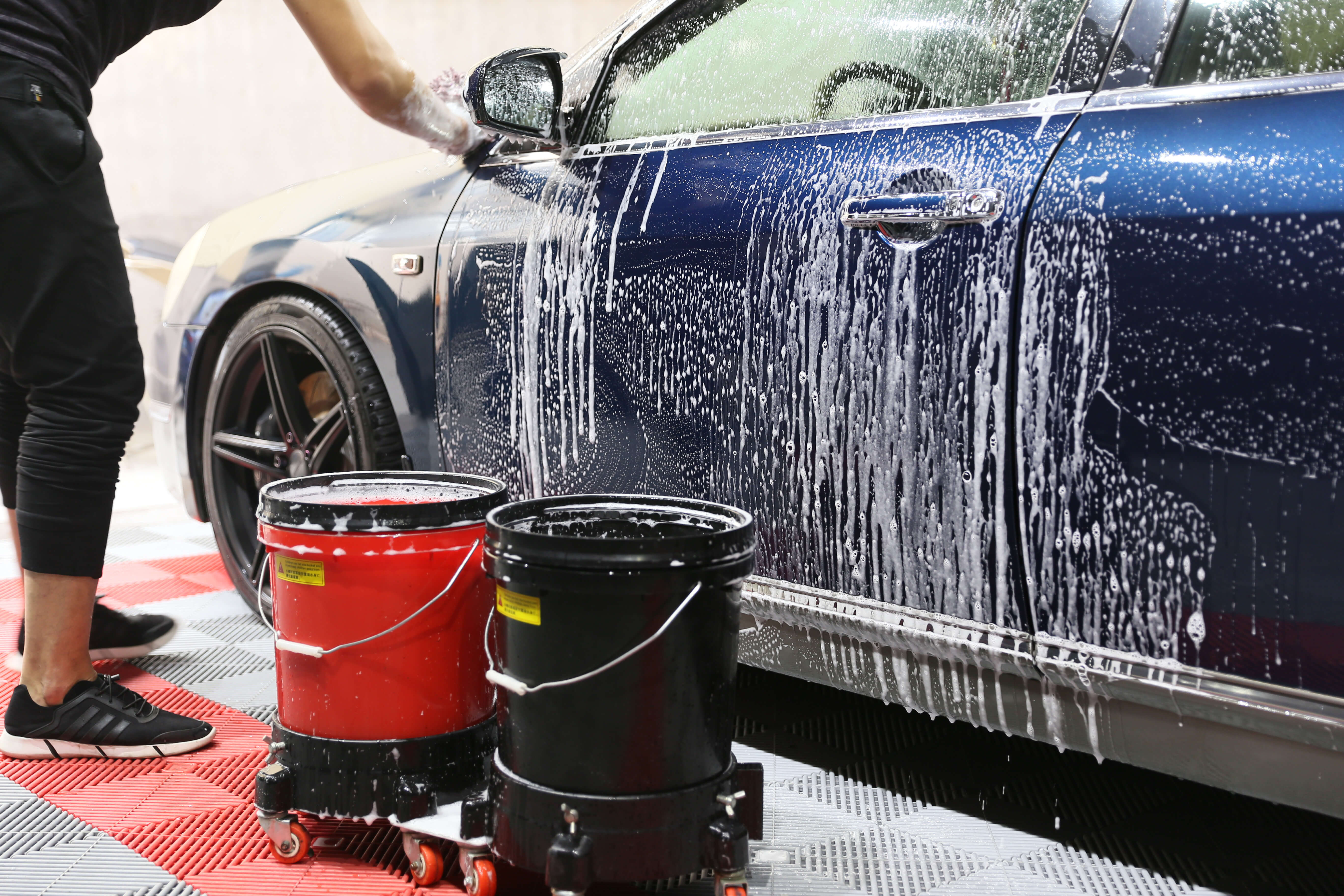 two bucket car wash