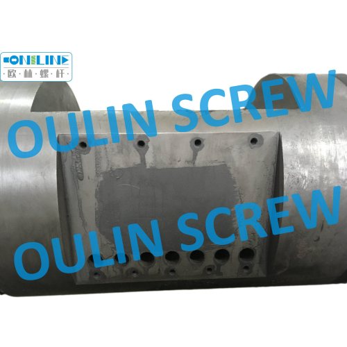 Supply Oil Cooling Bausano 125mm Twin Parallel Screw and Cylinder for Recycled PVC Granulation