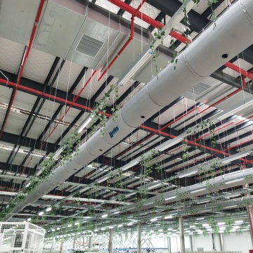 Application of Fabric Air Duct in Public Areas
