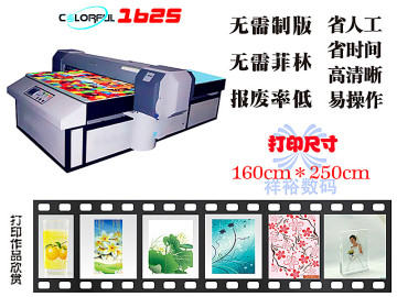 Wonderful Glass Digital Printing Machine (Colorful1625C)