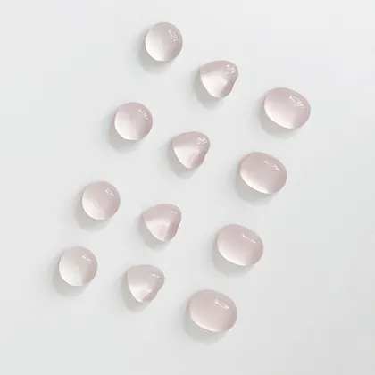 High Quality Natural Loose Rose Quartz Egg Shaped