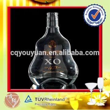 700ML Screw Top Red Glass Wine Bottles Glass Bottles For Wine Brandy