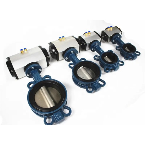 Quick Closing Open Pneumatic Actuator Wafer Butterfly Valve