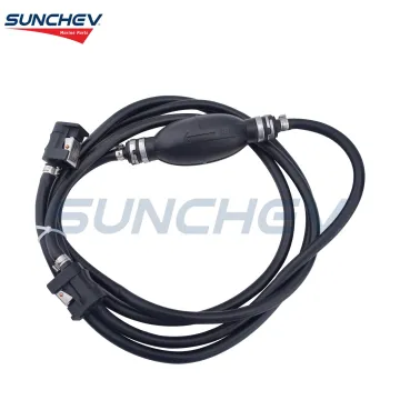 SUNCHEV Fuel Pipe Assembly 6Y1-24306-52 6MM For Yamaha Outboard 15hp