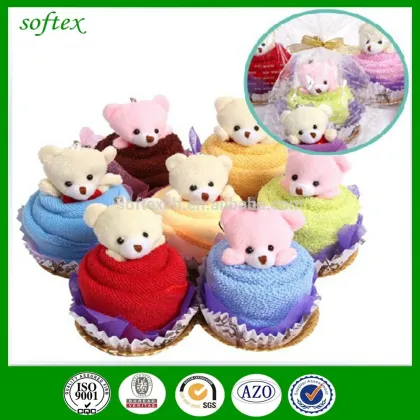 Cake towel windmill bear gifts Advertising promotional gifts towel