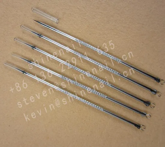 stainless steel acne blackhead pimple needle