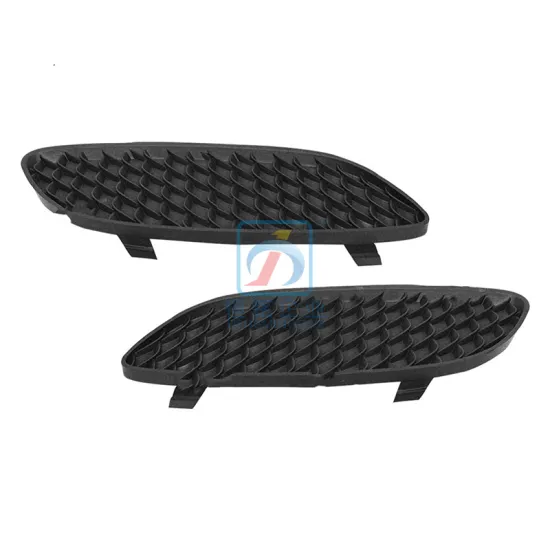 Bumper Fog Light Grill Cover Black for Mercedes-Benz A-Class W176