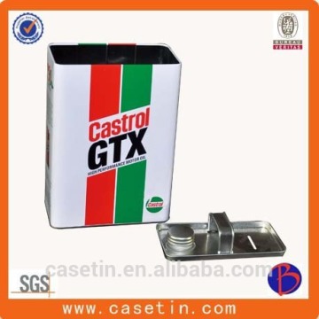 Handle tin box/ metal gift box/ coffee cans