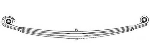 Mercedes Benz Truck Parabolic Springs 33690000 9443200202 F020T647ZA75